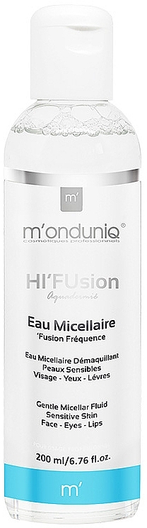 Міцелярний флюїд для ніжного зняття макіяжу - M'onduniq HI'Fusion Gentle Micellar Fluid Sensitive Skin — фото N1