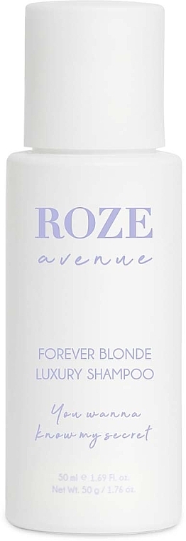 Шампунь для светлых волос, устраняющий желтизну - Roze Avenue Forever Blonde Luxury Shampoo — фото N1