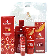 Духи, Парфюмерия, косметика УЦЕНКА Nature's Rosso The - Набор (sh/gel/200ml + b/cr/75ml + lip/balm/5.7ml) *