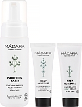 Живильна маска для волосся - Madara Cosmetics Become Organic Starter Set (foam/150ml + fluid/25ml + cr/25ml) — фото N2