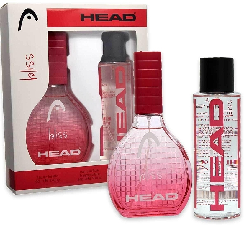 Head Bliss - Набор (edt/100ml + hair/body/spray/240ml) — фото N2