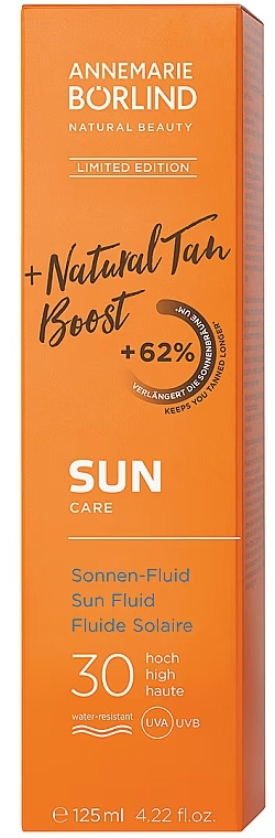 Сонцезахисний флюїд із тонувальним ефектом - Annemarie Borlind Natural Tan Boost Sun Fluid SPF 30 — фото N2