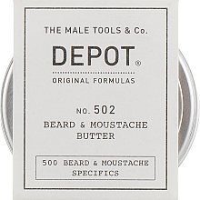 Зволожувальна і пом'якшувальна олія для бороди і вусів - Depot Beard&Moustache Specifics 502 — фото N1