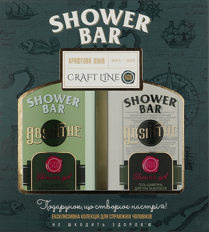 Набор - Liora Shower-Bar Craft (sh/gel/2x250ml) — фото N1
