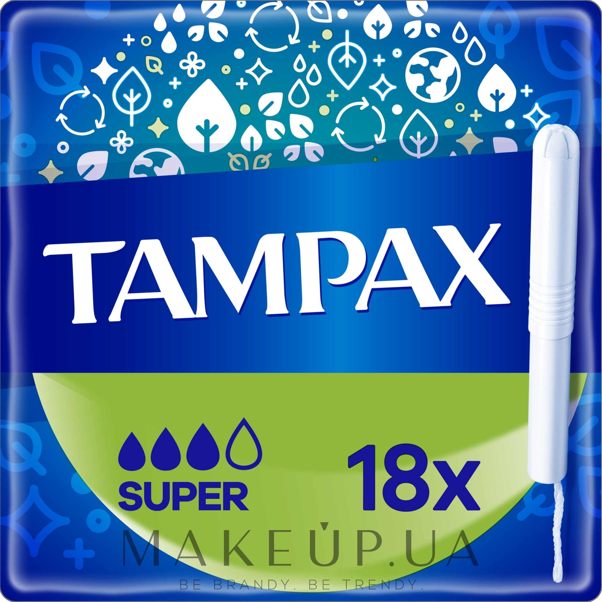 Тампони з аплікатором, 18 шт. - Tampax Compak Super — фото 18шт