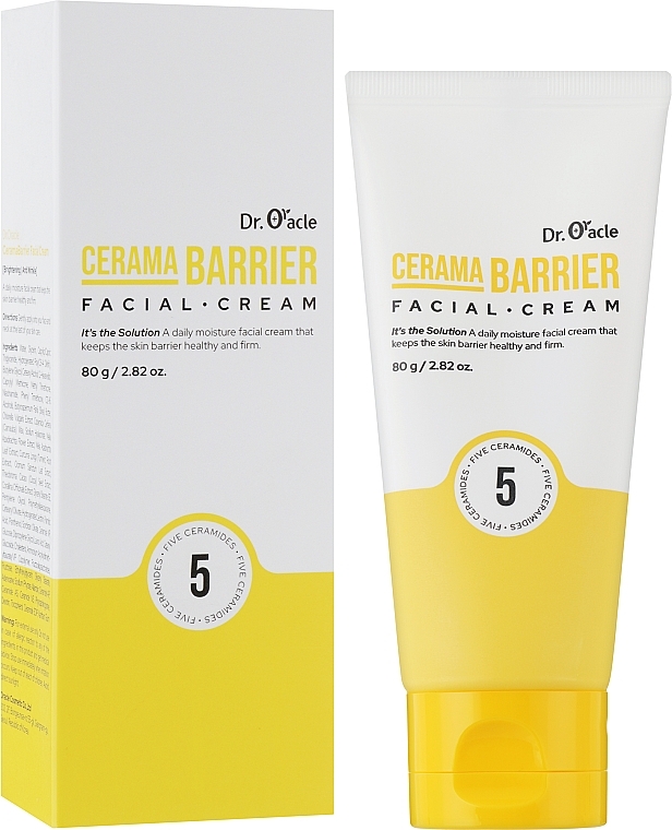 Крем для лица восстановления кожного барьера с керамидами - Dr. Oracle Cerama Barrier Facial Cream — фото N2