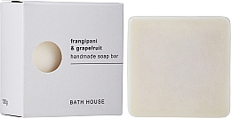 Bath House Soap Bar Frangipani & Grapefruit - Парфумоване мило — фото N2