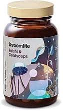 Диетическая добавка "Концентрированный экстракт кордицепса и грибов рейши" - HealthLabs ShroomMe Reishi & Cordyceps — фото N1