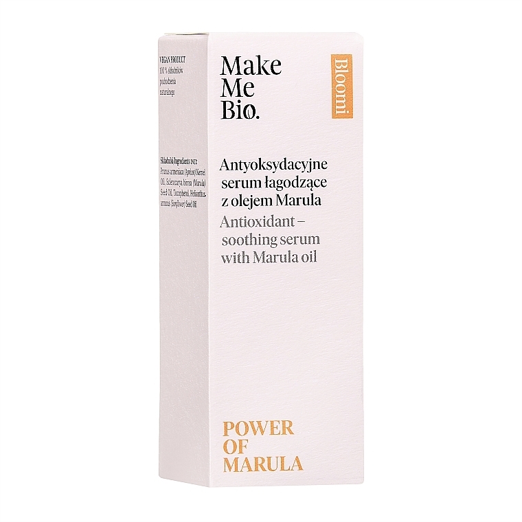 Антиоксидантная успокаивающая сыворотка с маслом марулы - Make Me Bio Power of Marula — фото N3