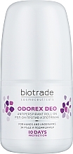 Антиперспирант длительного действия "До 10 дней без пота и запаха", шариковый - Biotrade Odorex Deo Antiperspirant Roll-On — фото N1