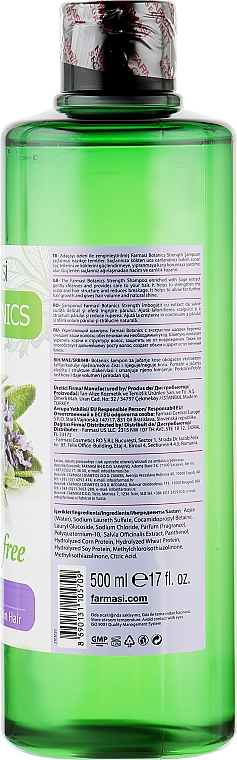 Укрепляющий шампунь с экстрактом шалфея - Farmasi Botanics Shampoo With Sage — фото N2