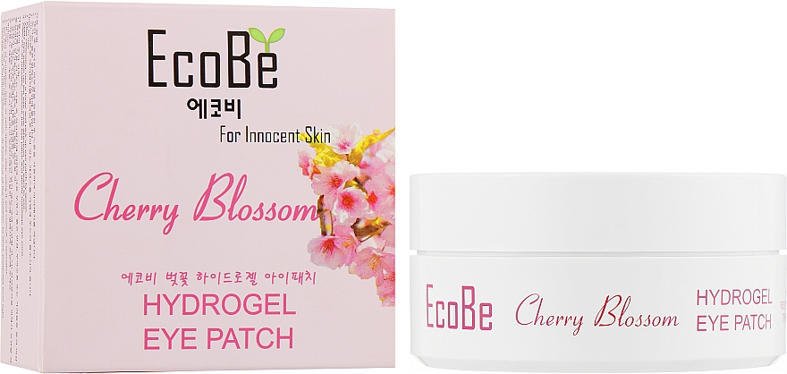 Гідрогелеві патчі під очі - Eco Be Ekel Cherry Blossom Hydrogel Eye Patch — фото N3