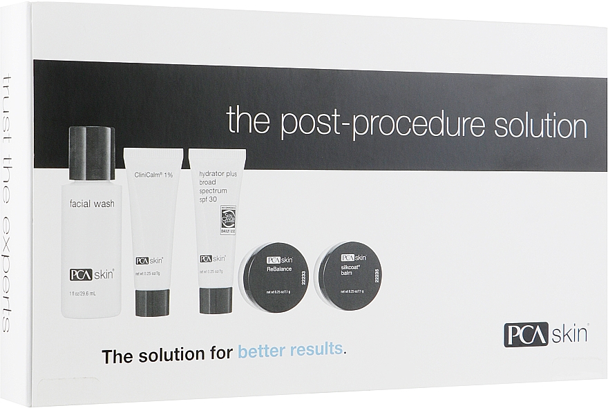 Набор - PCA Skin Post-Procedure Solution Kit (gel/29,6ml + cr/2*7,1g + balm/7,1g + emulsion/7,1g) — фото N1
