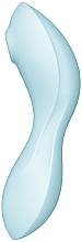 Вакуумный стимулятор, голубой - Satisfyer Curvy Trinity 5+ — фото N3