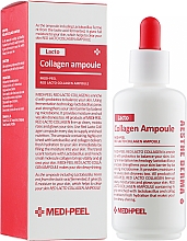 Ампульная сыворотка с коллагеном и бифидобактериями - MEDIPEEL Red Lacto Collagen Ampoule — фото N2