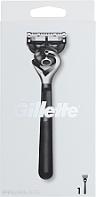 Станок для гоління з 1 змінною касетою - Gillette ProGlide Monochrome Black — фото N3