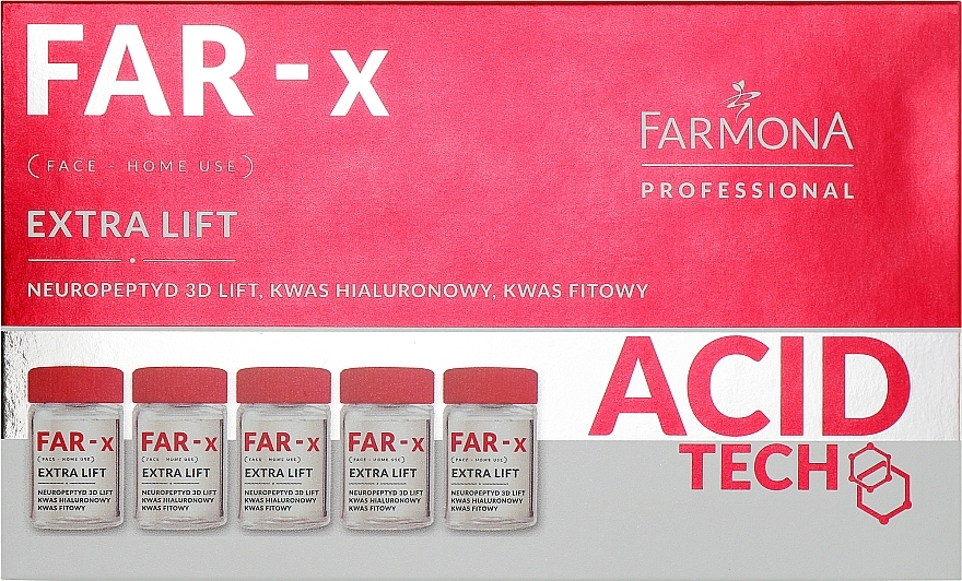 Підтягувальна сироватка для обличчя для домашнього догляду - Farmona Acid Tech Far-X Extra Lift Home Use — фото N1