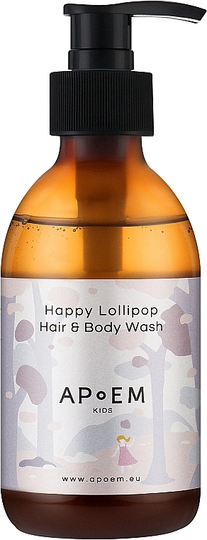 Гель для душа - APoEM Happy Hair & Body Wash 2-in-1 Shampoo & Shower Gel — фото N1