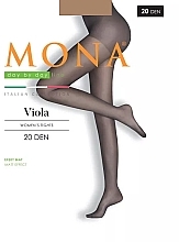 Колготки женские "Viola", 20 Den, muscade - MONA  — фото N2