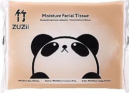 Бамбуковые влажные салфетки с бальзамом - Zuzii Moisture Facial Tissue — фото N1