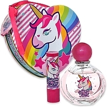 Духи, Парфюмерия, косметика Набор - Lorenay Unicorn Love Set (edt/50ml + lip/balm/3.4g)