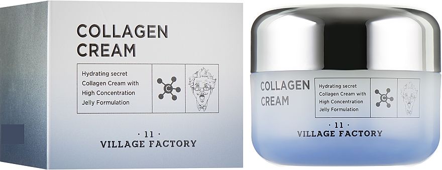 Зволожувальний гель-крем для обличчя - Village 11 Factory Collagen Cream — фото N3