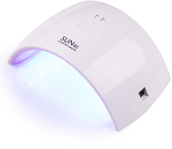 Лампа UV/LED, белая с розовым - Sun LED+UV Lamp 9C 24W