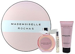 Парфумерія, косметика Rochas Mademoiselle Rochas - Набір (edp/90ml + b/lot/100ml + edp/7.5ml)