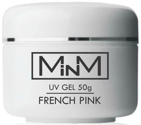 Моделювальний гель, рожевий - M-in-M Gel French Pink — фото N1