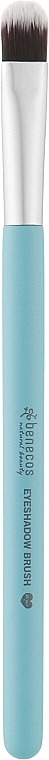Пензлик для тіней, 15,5 см - Benecos Eyeshadow Brush Colour Edition — фото N1