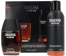 Духи, Парфюмерия, косметика Guy Laroche Drakkar Noir Intense - Набор (edt/100ml + deo/200ml)