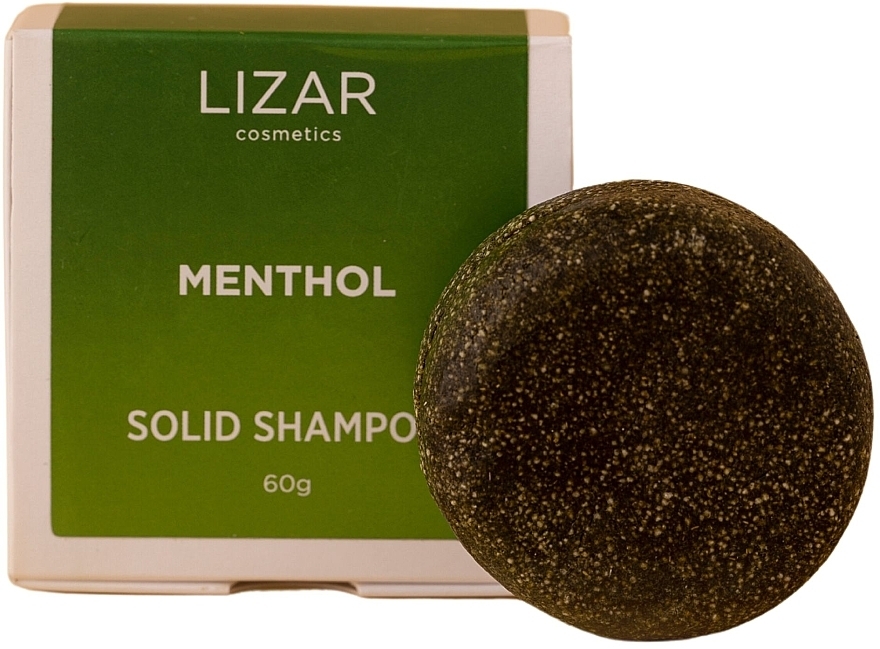 Твердий шампунь "Ментол" - Lizar Solid Shampoo — фото N3
