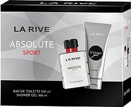 La Rive Absolute Sport - Набор (edt/100ml + sh/gel/100ml) — фото N1