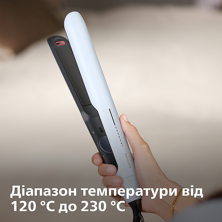 Стайлер для волос, голубой - Philips Straightener Series 5000 BHS520/00 — фото N8