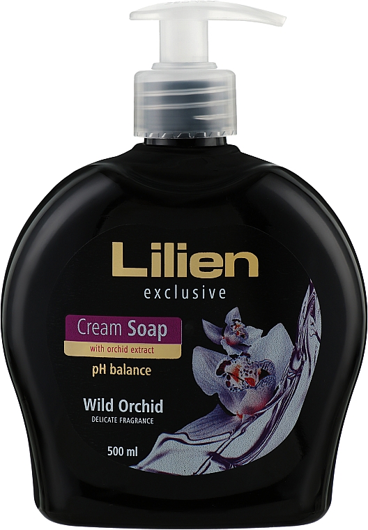 Жидкое крем-мыло "Дикая орхидея" - Lilien Wild Orchid Cream Soap — фото N1