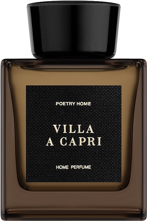 Poetry Home Villa A Capri Black Square Collection - Парфюмированный диффузор — фото N1