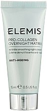 Нічний крем для обличчя "Матрікс" –  Elemis Pro-Collagen Overnight Matrix (міні) — фото N1
