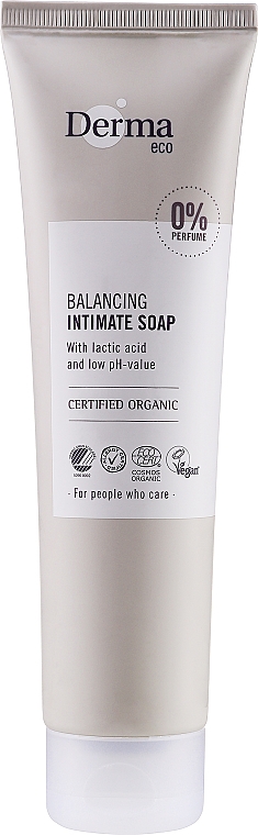 Мыло для интимной гигиены - Derma Eco Balancing Intimate Soap — фото N1