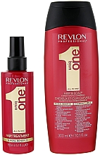 Парфумерія, косметика УЦІНКА! Набір - Revlon Professional Uniq One (spray/150ml + sham/condit/300ml) *