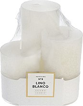 Духи, Парфюмерия, косметика Набор ароматических свечей - Artman Glass Classic Perfume №8 Lino Blanco Candle (candle/3pc)