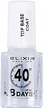 Парфумерія, косметика Топ для для лаку, що швидко висихає - Elixir Fast Dry 40 & Up To 8 Days Top Base Coat