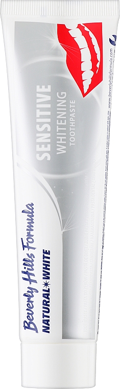 Відбілювальна зубна паста для чутливих зубів - Beverly Hills Formula Natural White Sensitive Whitening Toothpaste