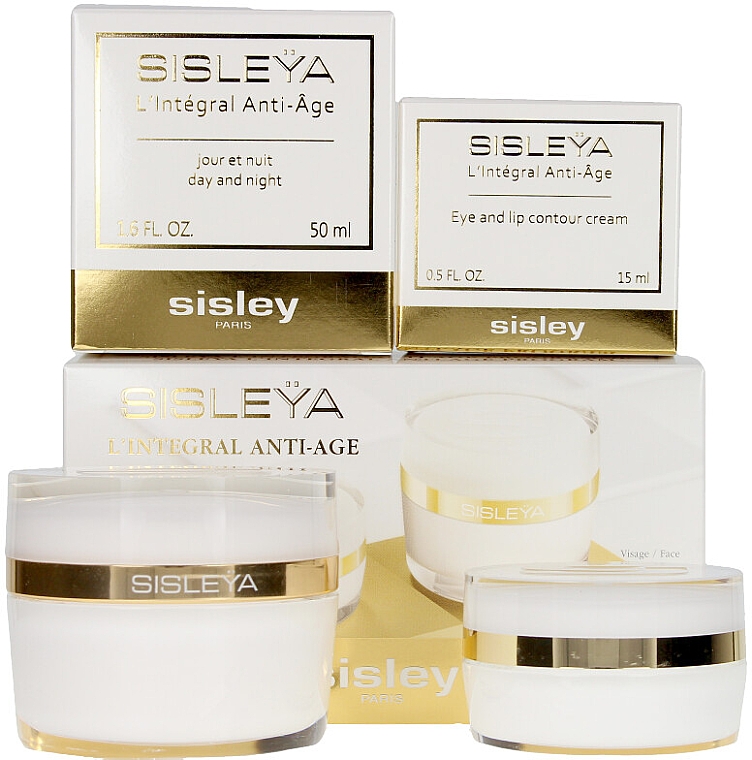 Набір - Sisley L'Integral Anti-Age Face-Eye Set (f/cr/50ml + lip/eye/cr/15ml) — фото N5