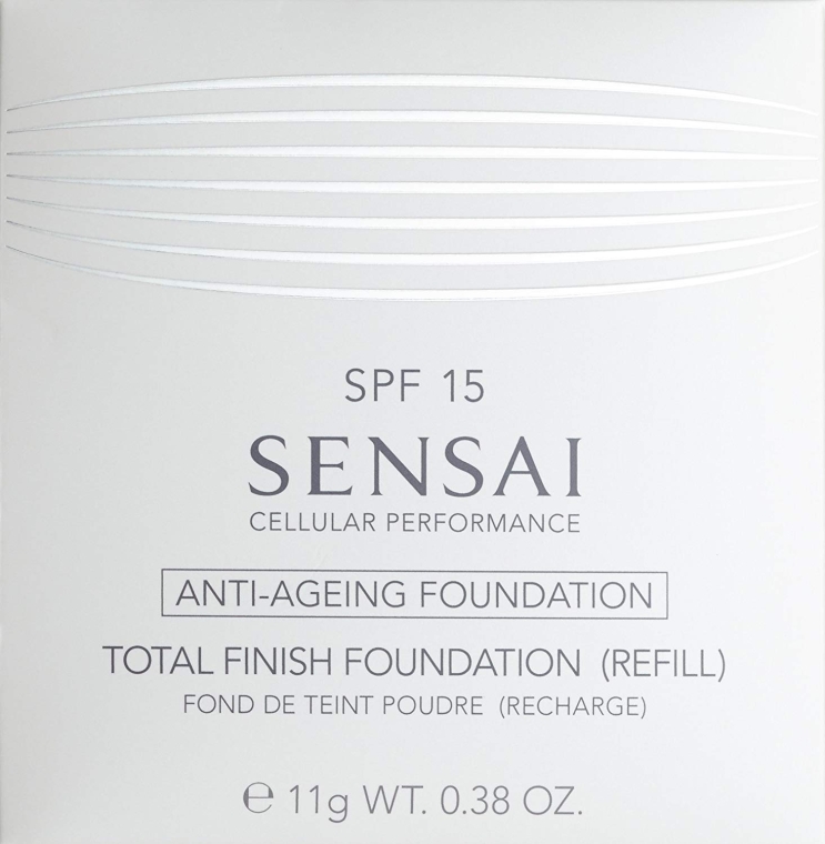 Компактна тональна пудра - Sensai Cellular Performance Total Finish Foundation (змінний блок) — фото N2