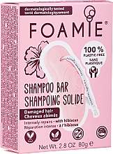 Твердый шампунь для волос - Foamie Hibiskiss Shampoo — фото N2