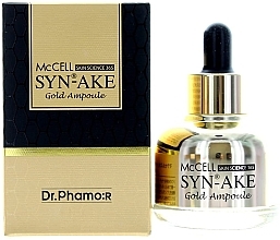 Духи, Парфюмерия, косметика Пептидная сыворотка с золотом - Dr. Pharmor McCell Skin Science 365 Syn-ake Gold Ampoule