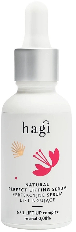 Натуральна сироватка для обличчя - Hagi Natural Perfect Lifting Serum — фото N1