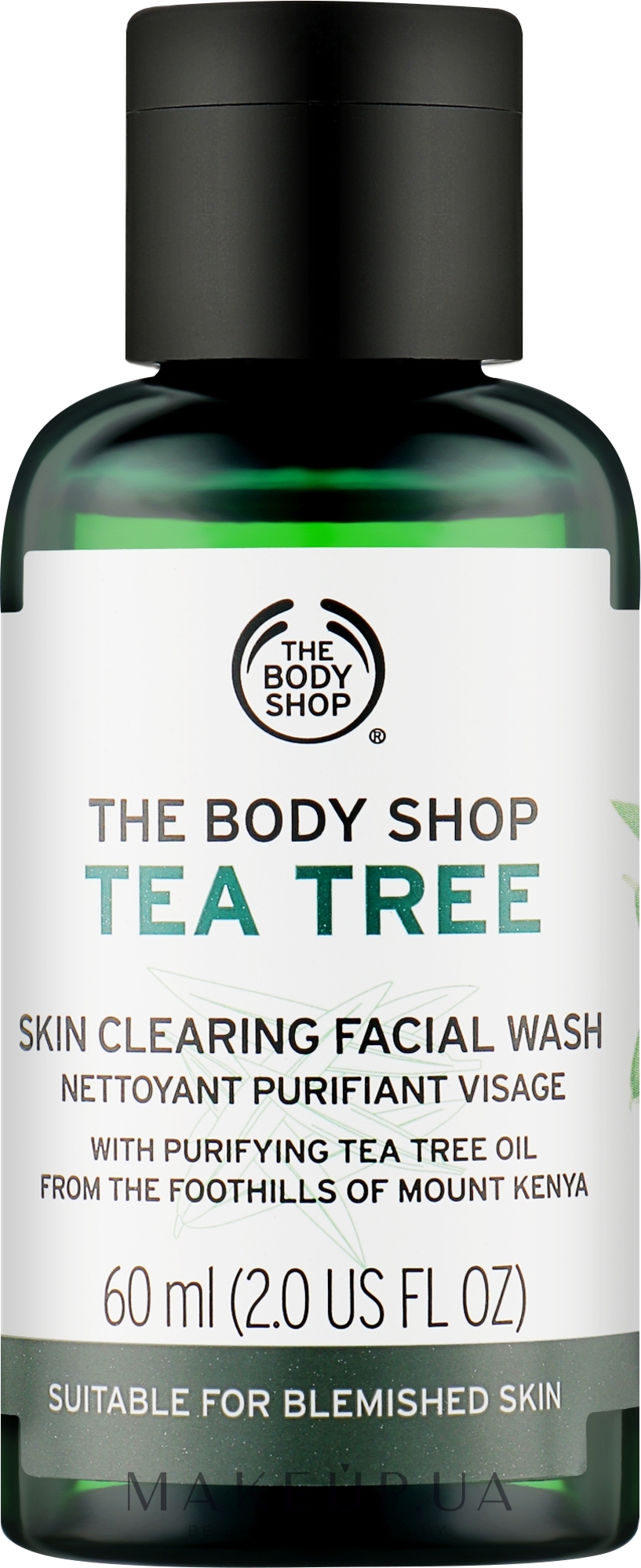 Гель для умывания лица "Чайное дерево" - The Body Shop Tea Tree Skin Clearing Facial Wash — фото 60ml