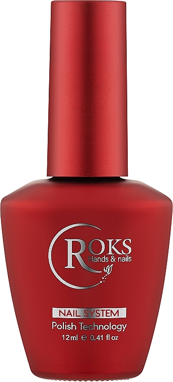 Каучуковая база для ногтей - Roks Rubber Nail System Polish Tehnology — фото N1