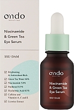 Сироватка для очей з ніацинамідом та зеленим чаєм - Ondo Beauty 36.5 Niacinamide & Green Tea Eye Serum — фото N2